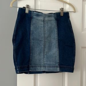 Free people multi colored skirt